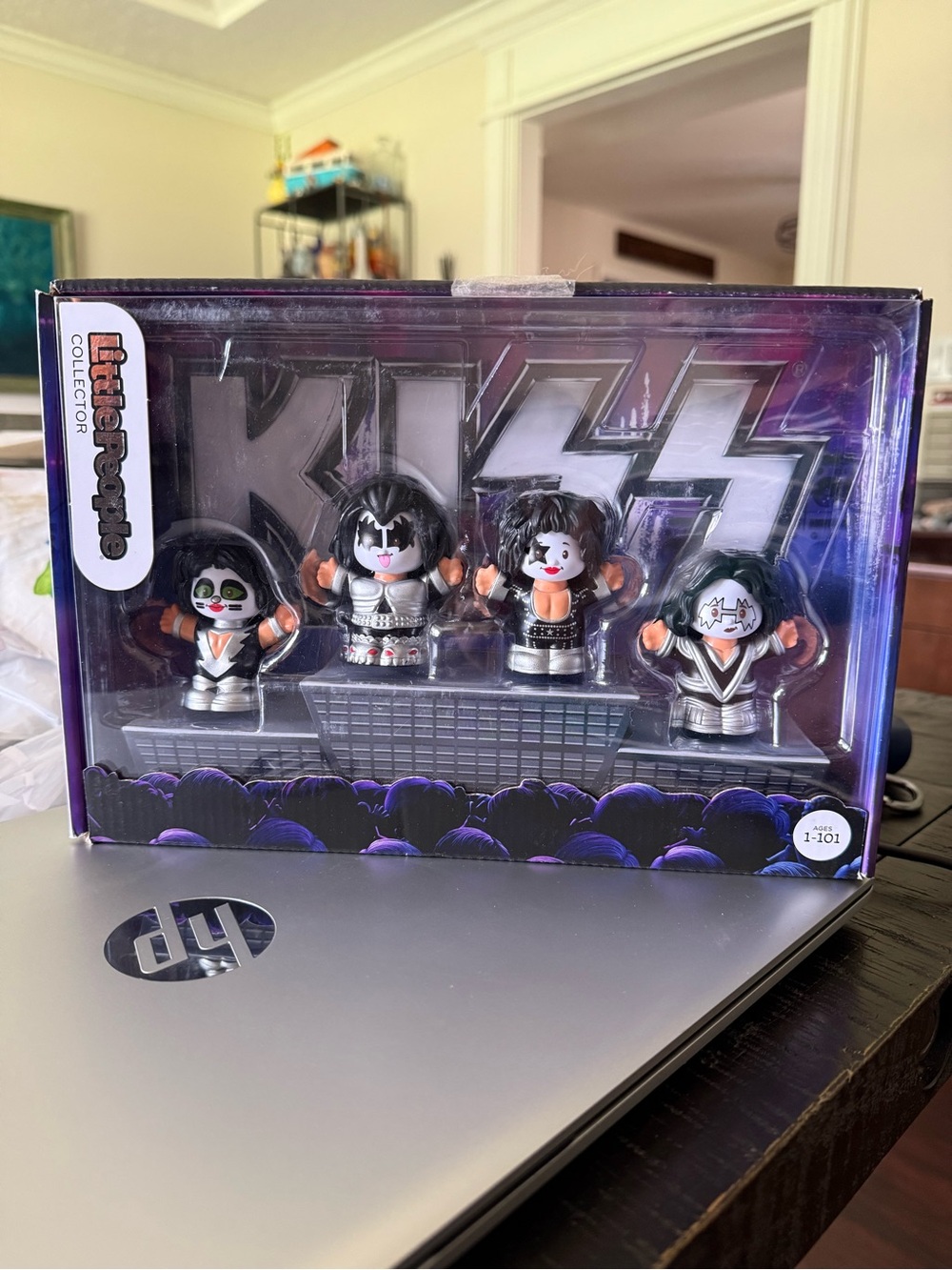 Fisher-Price KISS rock band Little People Collector Set - Black and Silver